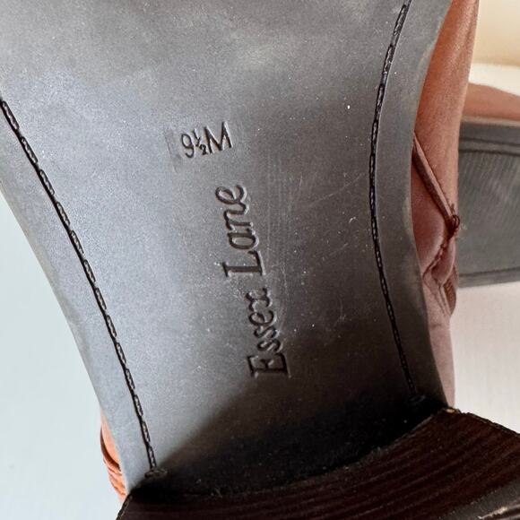 ESSEX LANE Boots Size 9.5 Leather Buckle Equestrian Preppy Minimalist Fall - Picture 10 of 12
